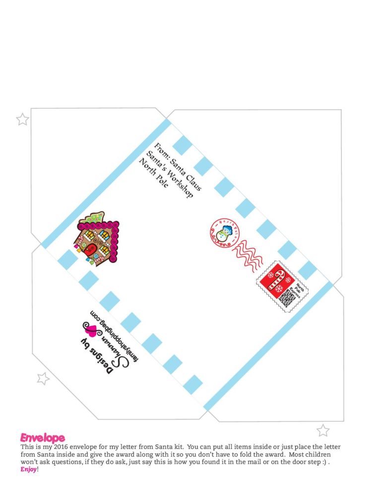 Santa Letter Envelope