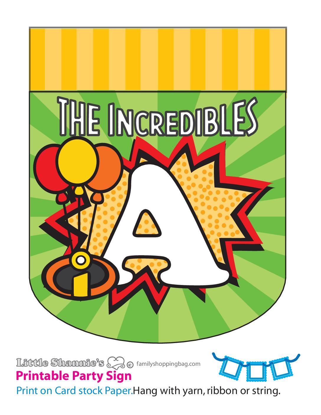A Banner Incredibles Party Banners