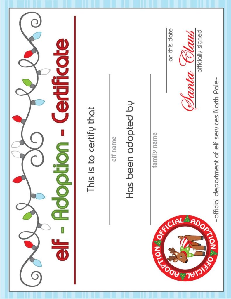 Adoption Letter Elf  pdf
