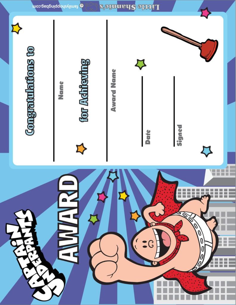 Award Captain Underpants  pdf