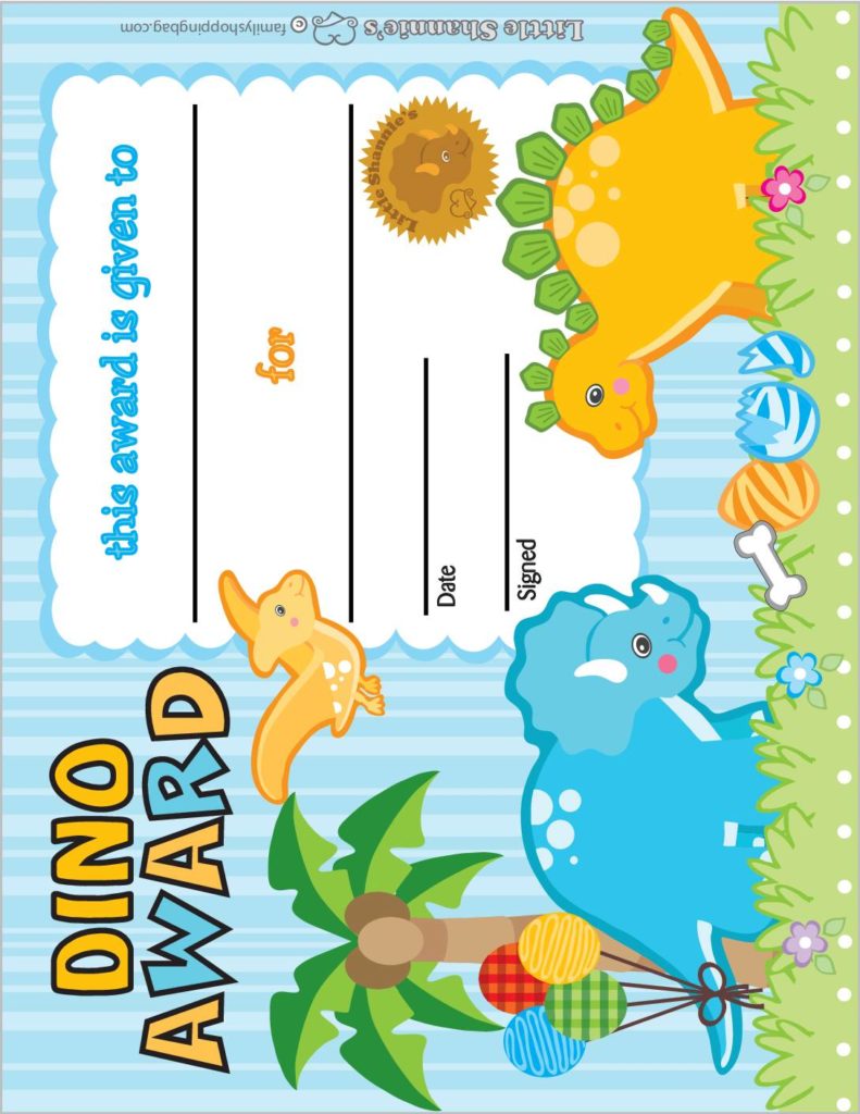Award Dinosaur  pdf