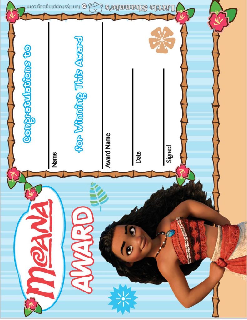 Award Moana  pdf