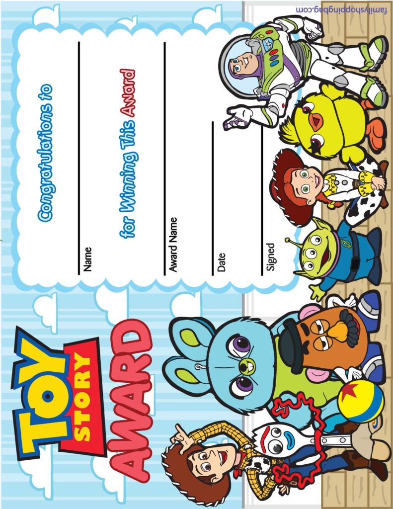 Award Toy Story  pdf
