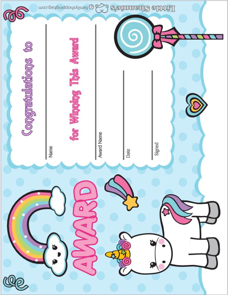 Award Unicorn  pdf