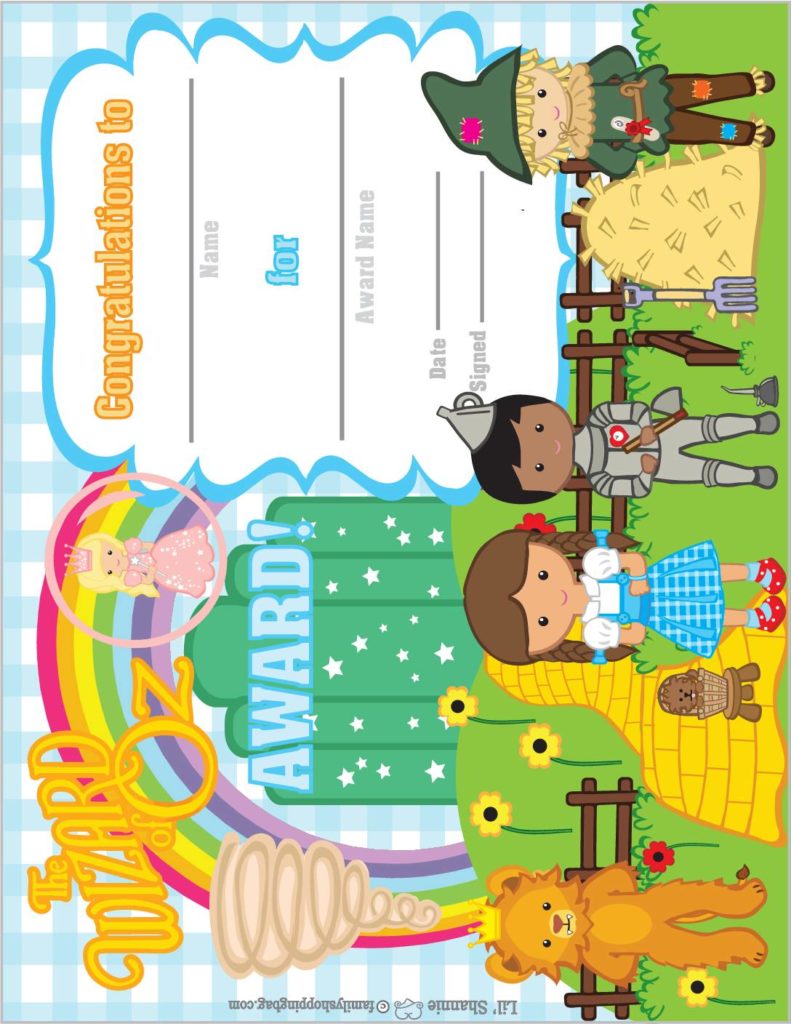 Award Wizard of Oz  pdf