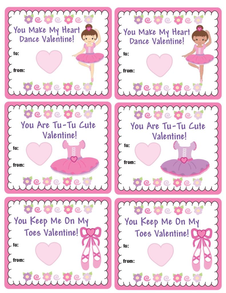 Ballet Valentines  pdf