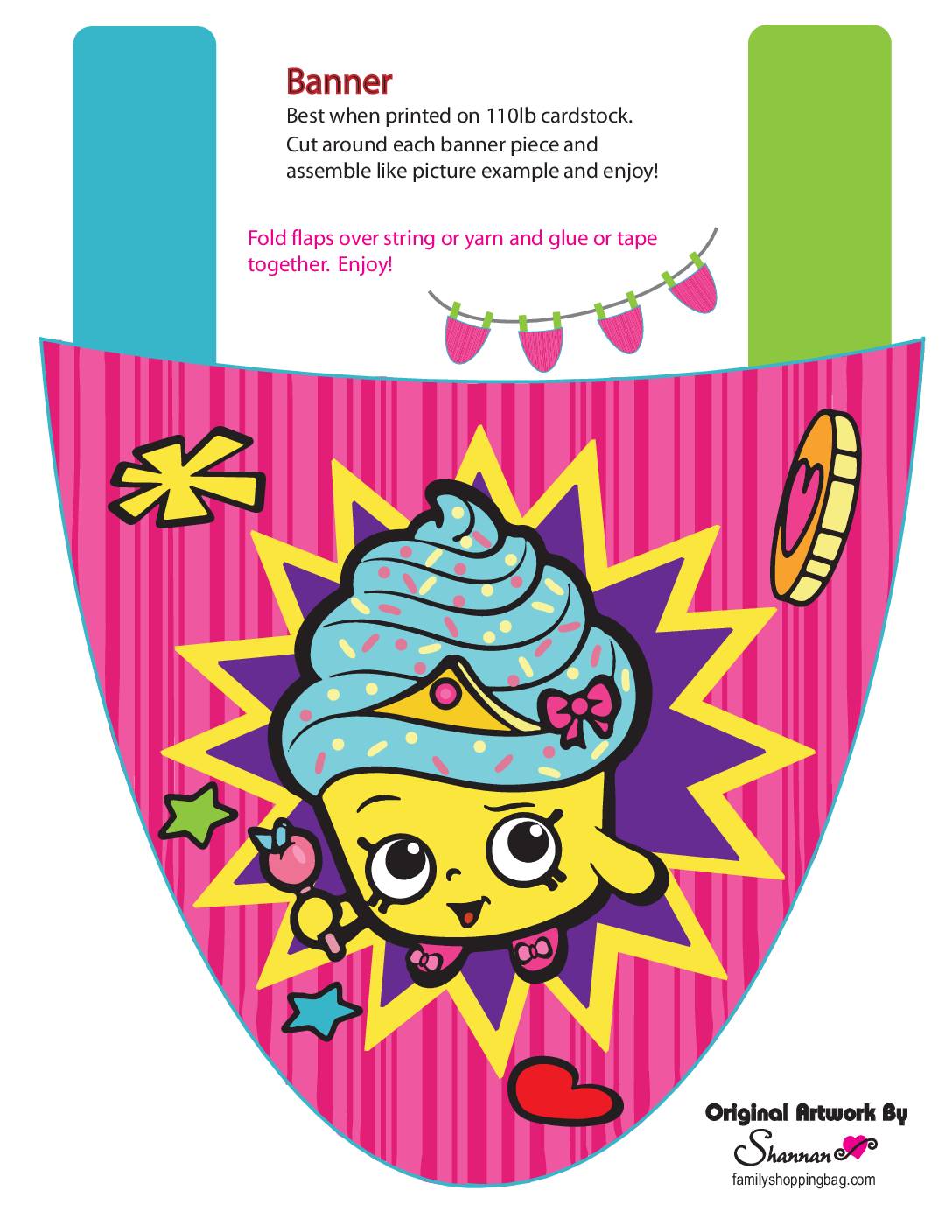 Shopkins Printable Banner 8 Party Banners