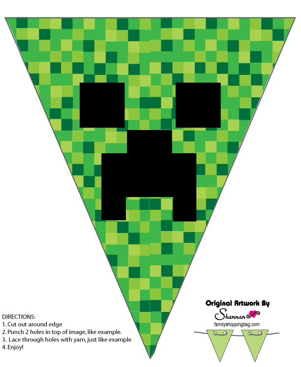 Minecraft Party: Free Printable Wrappers and Toppers.  Minecraft party,  Minecraft party decorations, Minecraft printables