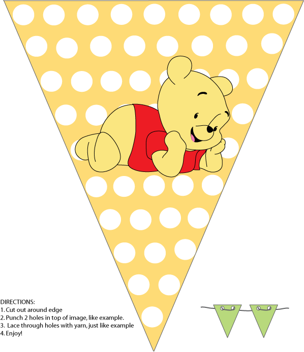 Pooh Party Banner 4 Party Decorations