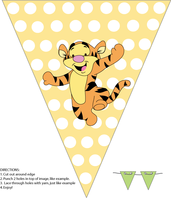 Pooh Party Banner 2 Party Decorations