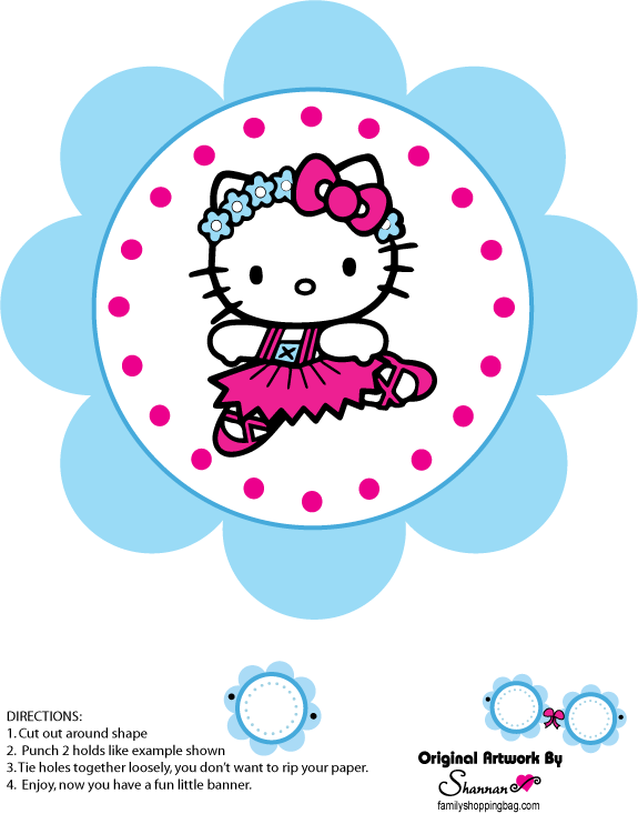 Hello Kitty Banner Party Decorations