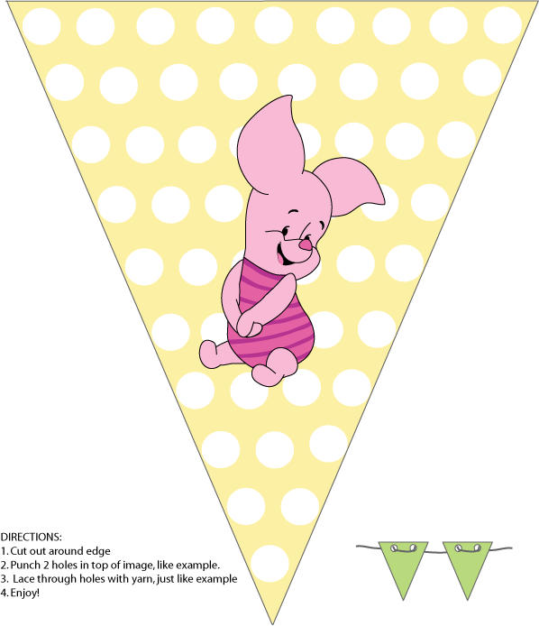 Pooh Party Banner 3 Party Decorations