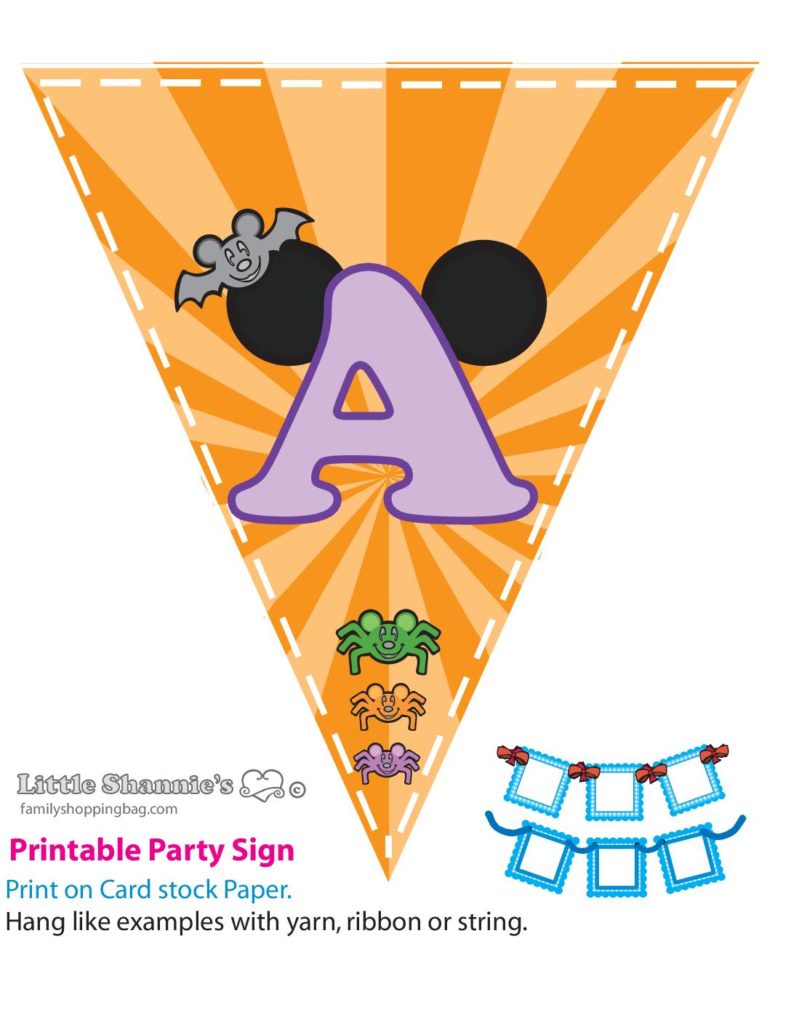 Banner A Mickey Halloween  pdf