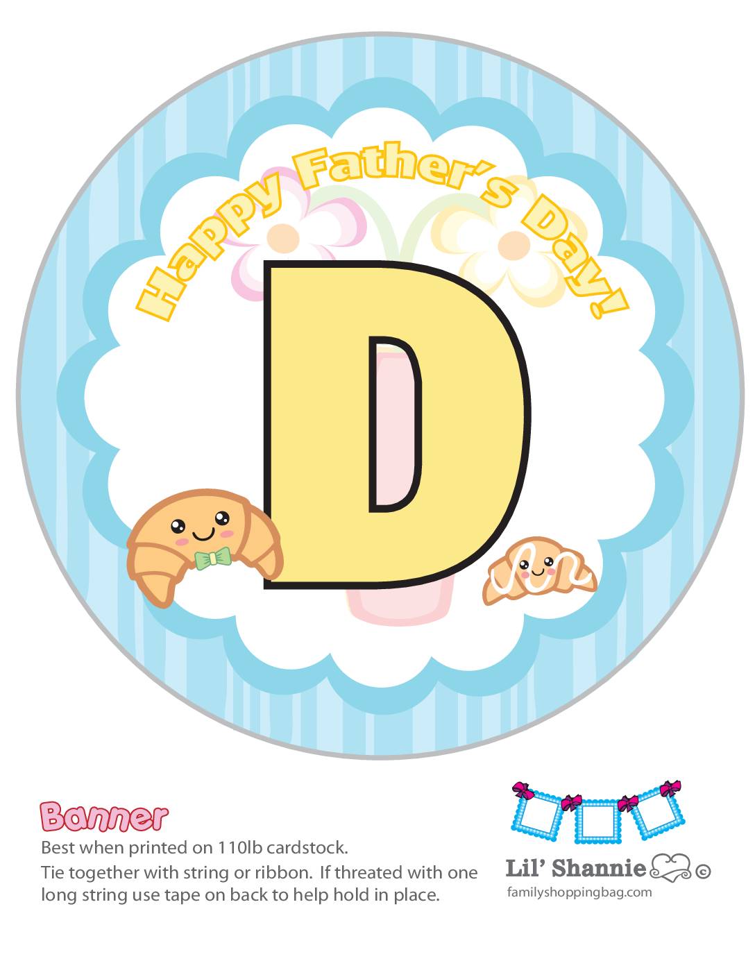 Banner D Fathers Day Breakfast Party Banners