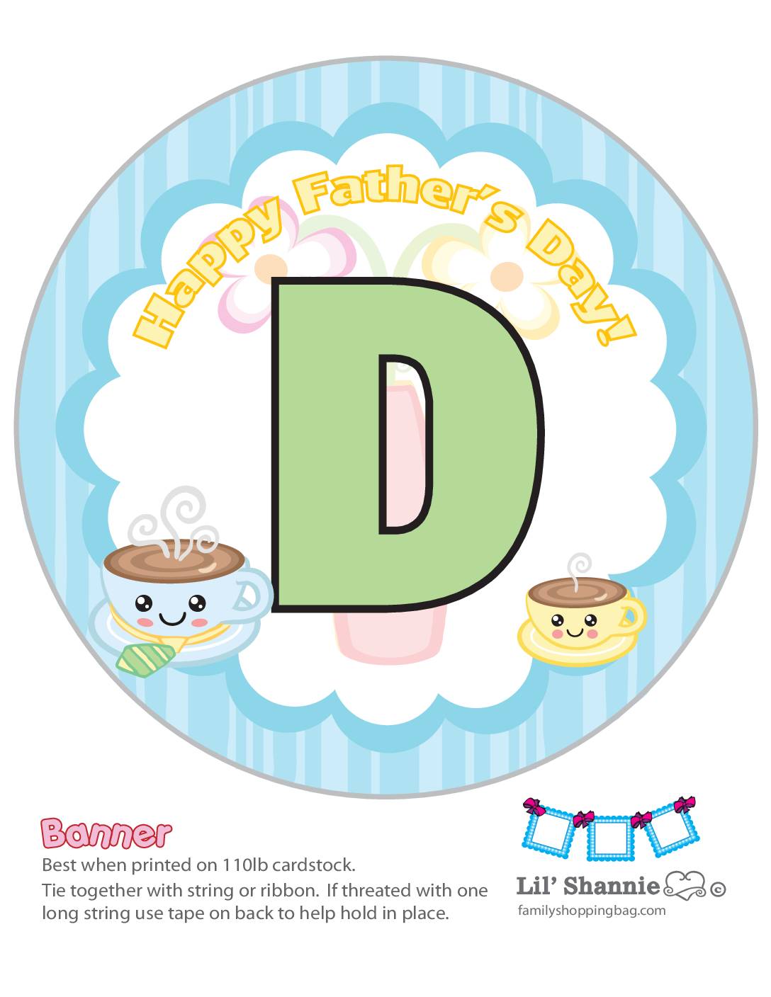 Banner D Fathers Day Breakfast Party Banners