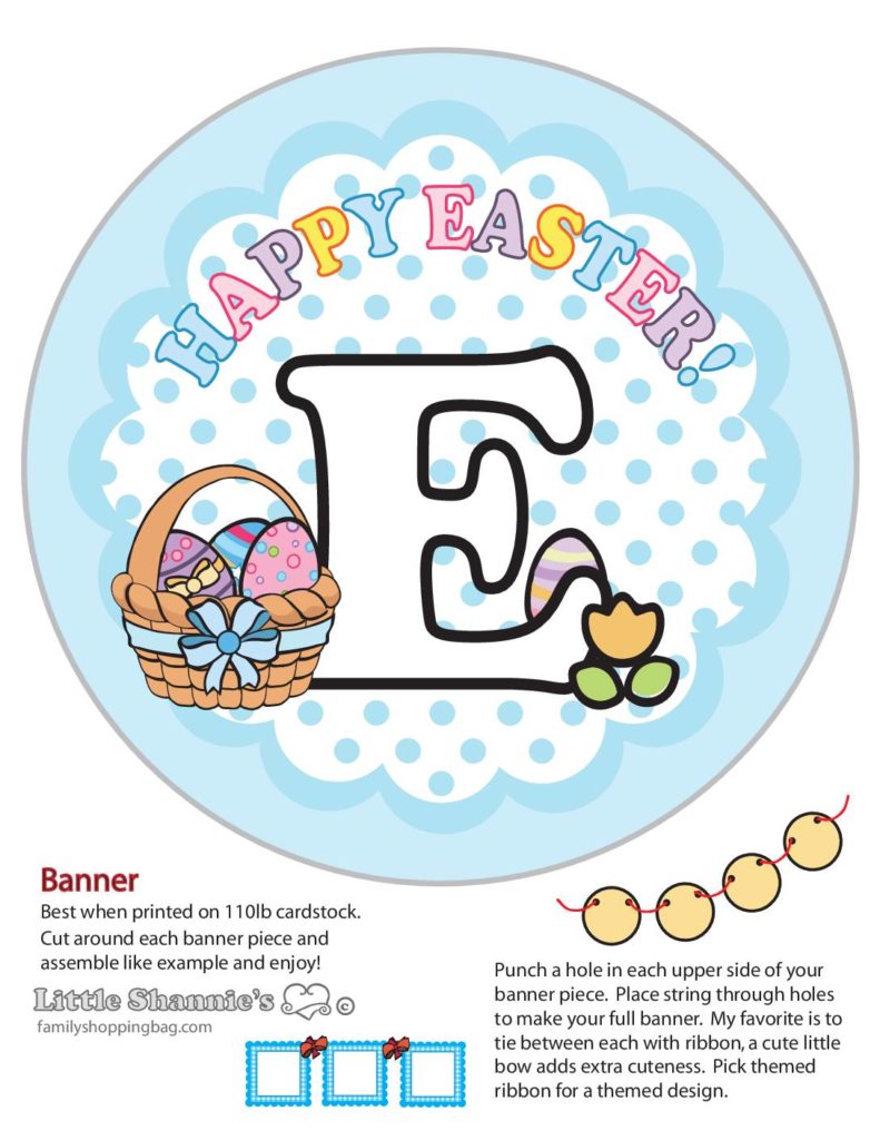 Banner E Easter  pdf