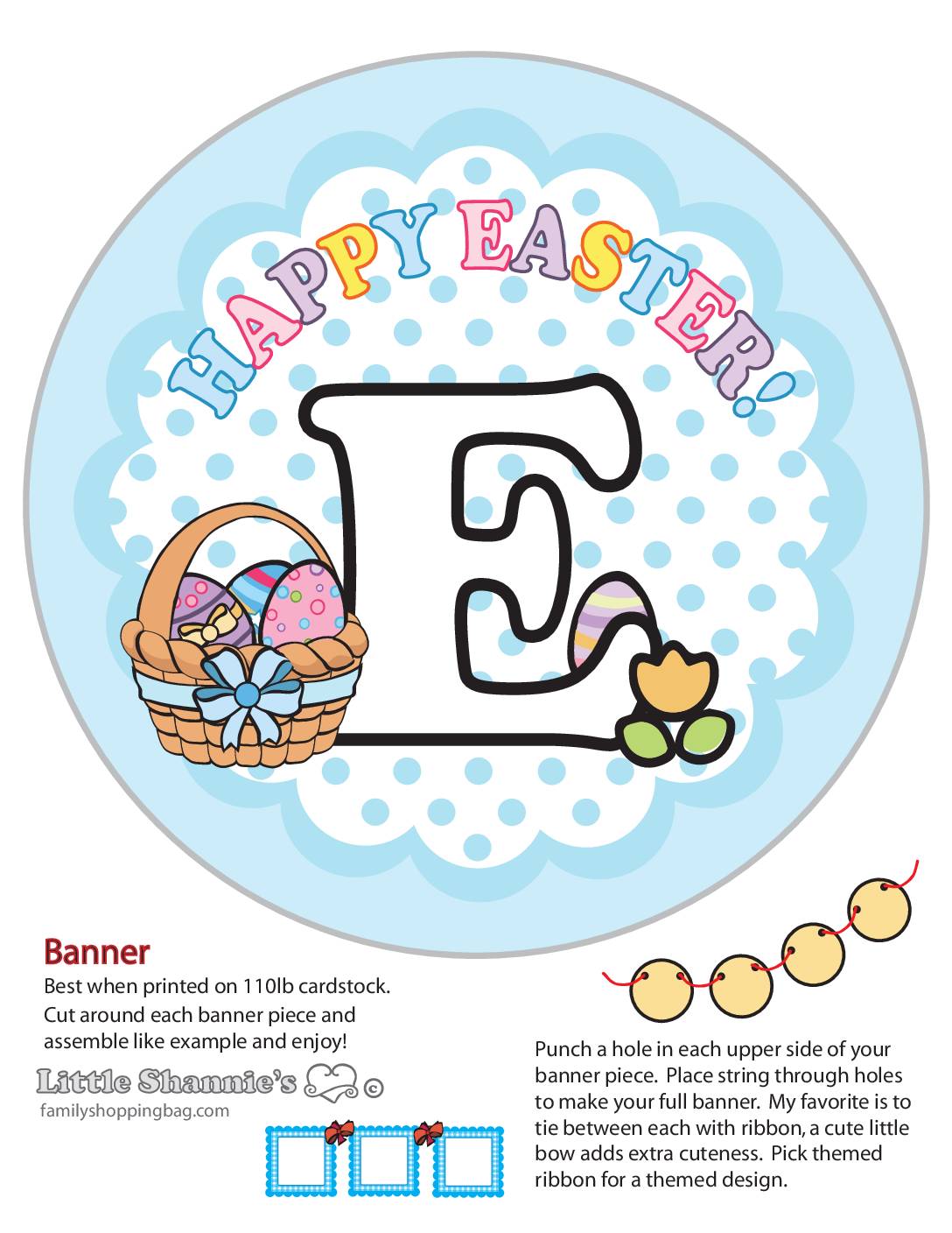 Banner E2 Easter Party Banners