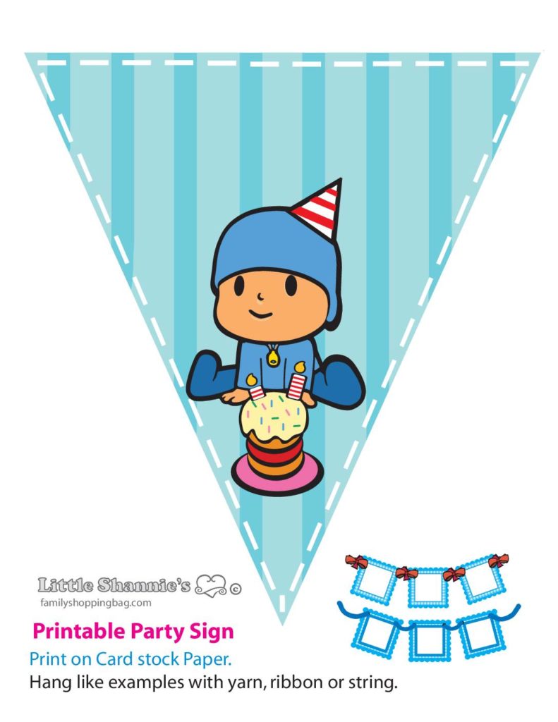 Banner Kid Pocoyo  pdf