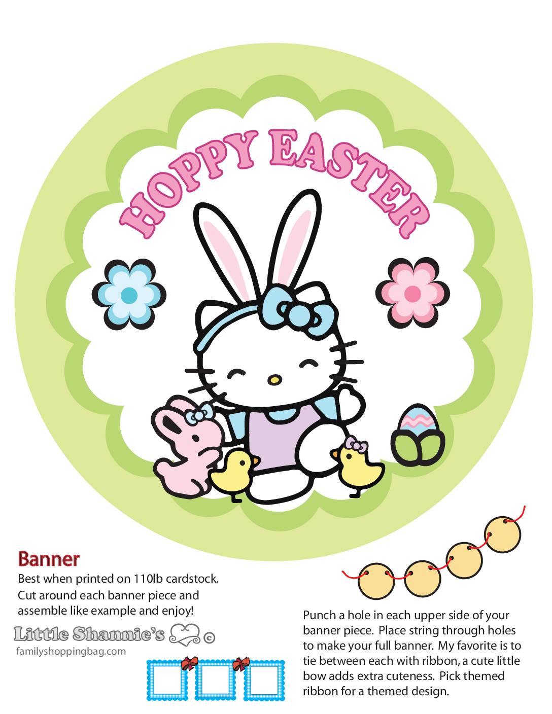 Banner Kitty Easter  pdf