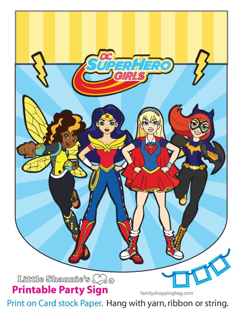 Banner Left DC Super Hero Girls  pdf