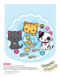 Banner Left Valentine Pups and Kittens  pdf