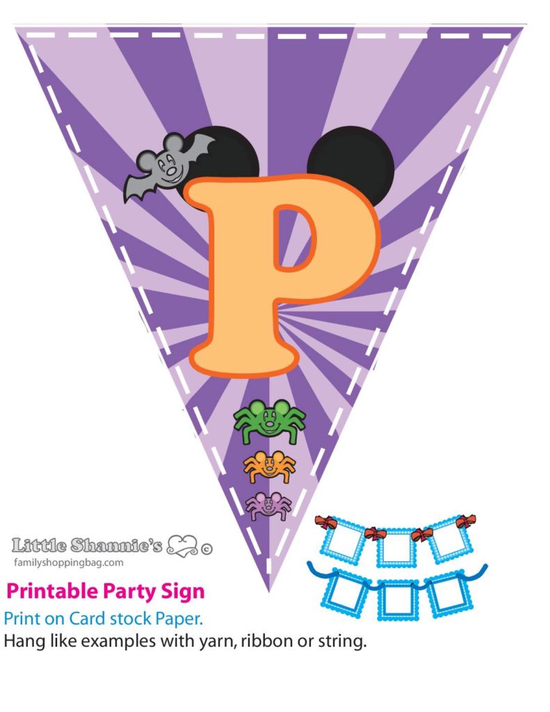 Banner P Mickey Halloween  pdf