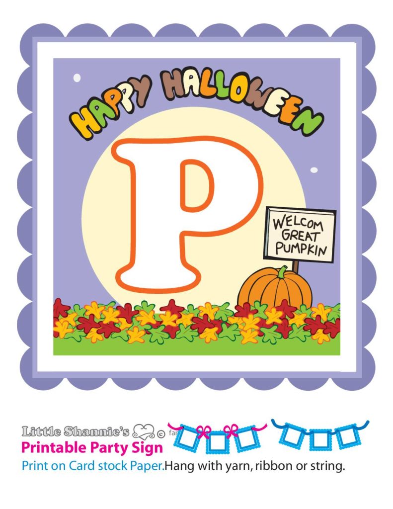 Banner P Peanuts Halloween  pdf