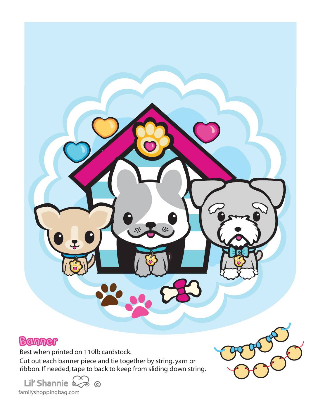 Banner Right Valentine Pups and Kittens