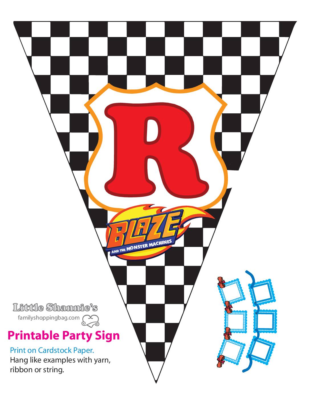 Banner r Blaze Party Banners