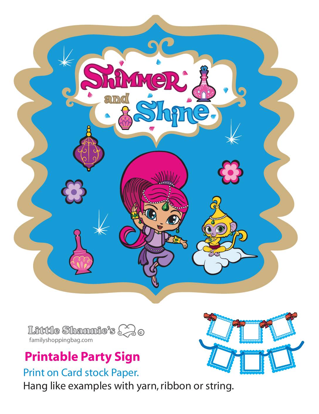 Banner Shimmer Party Banners