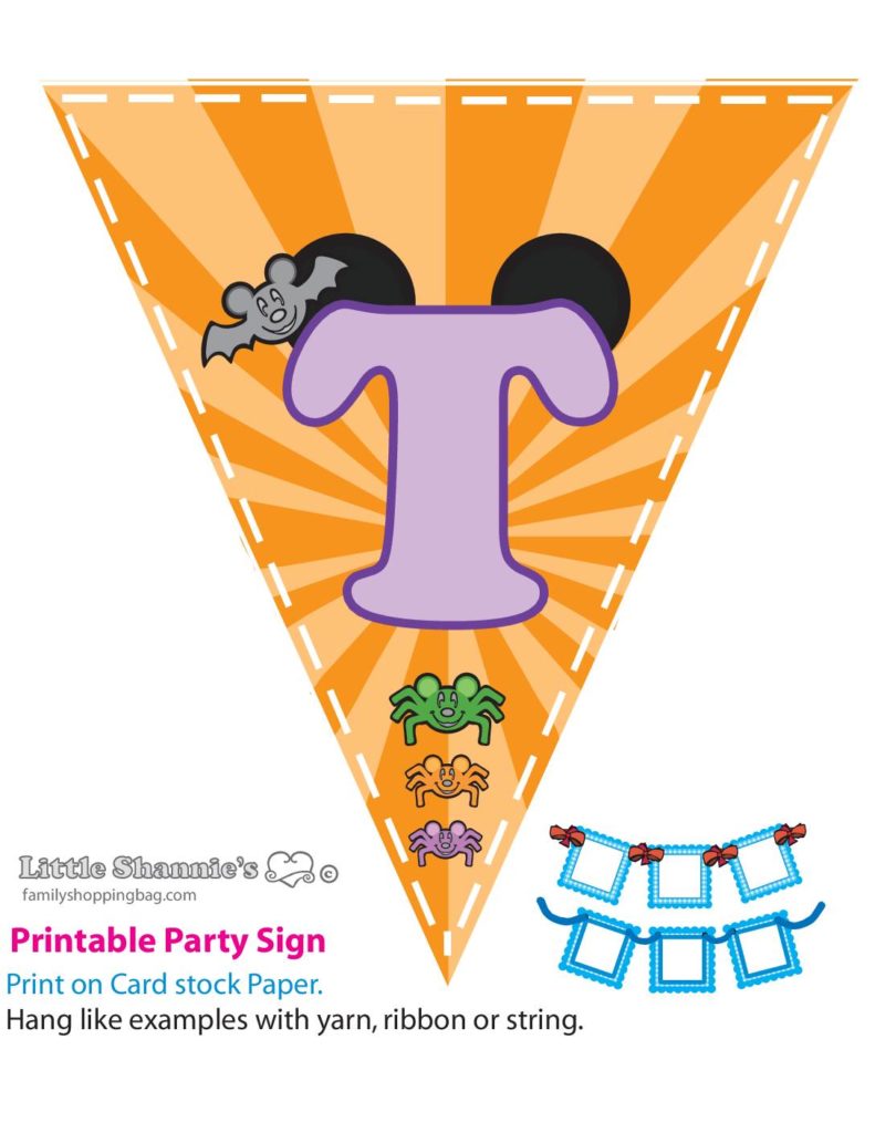 Banner T Mickey Halloween  pdf