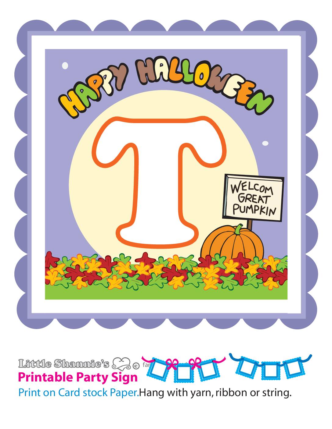 Banner T Peanuts Halloween  pdf