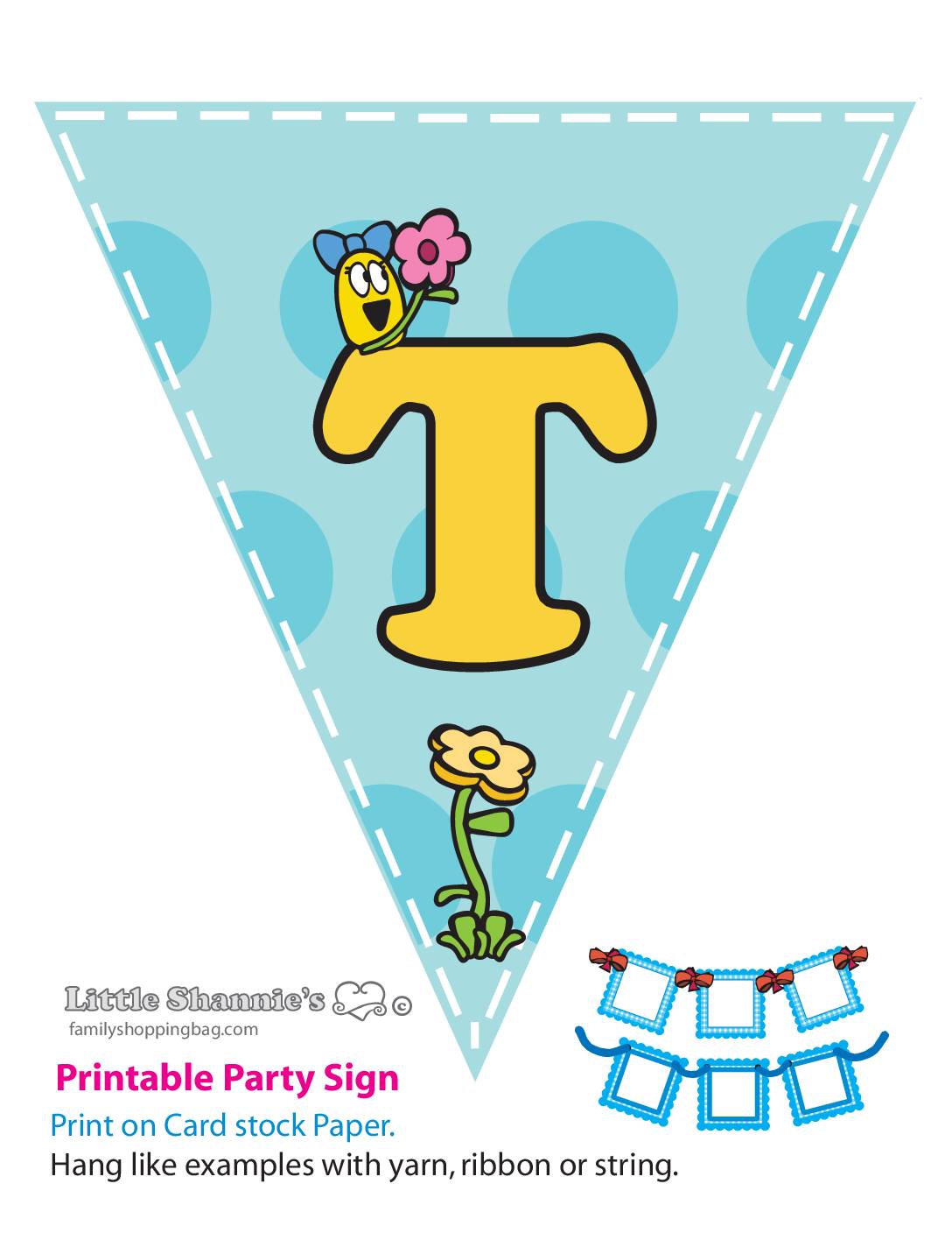 Banner T Pocoyo Party Banners