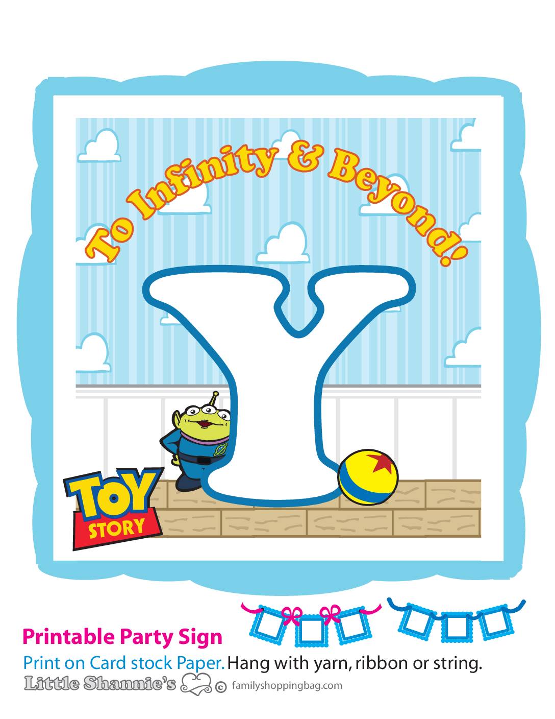 Banner Y Toy Story Party Banners