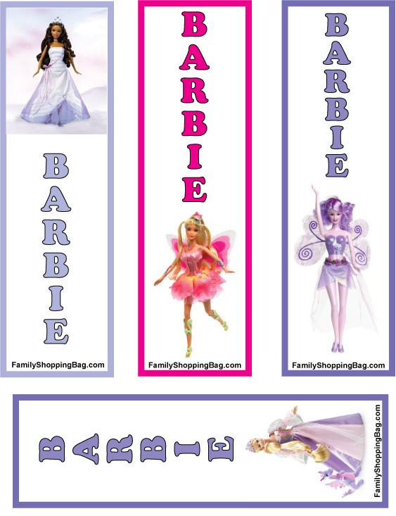 Barbie Princess Bookmark