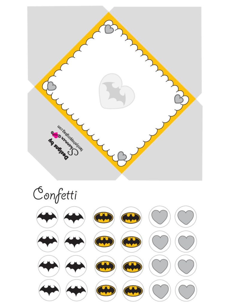 Batman Envelope Valentines  pdf