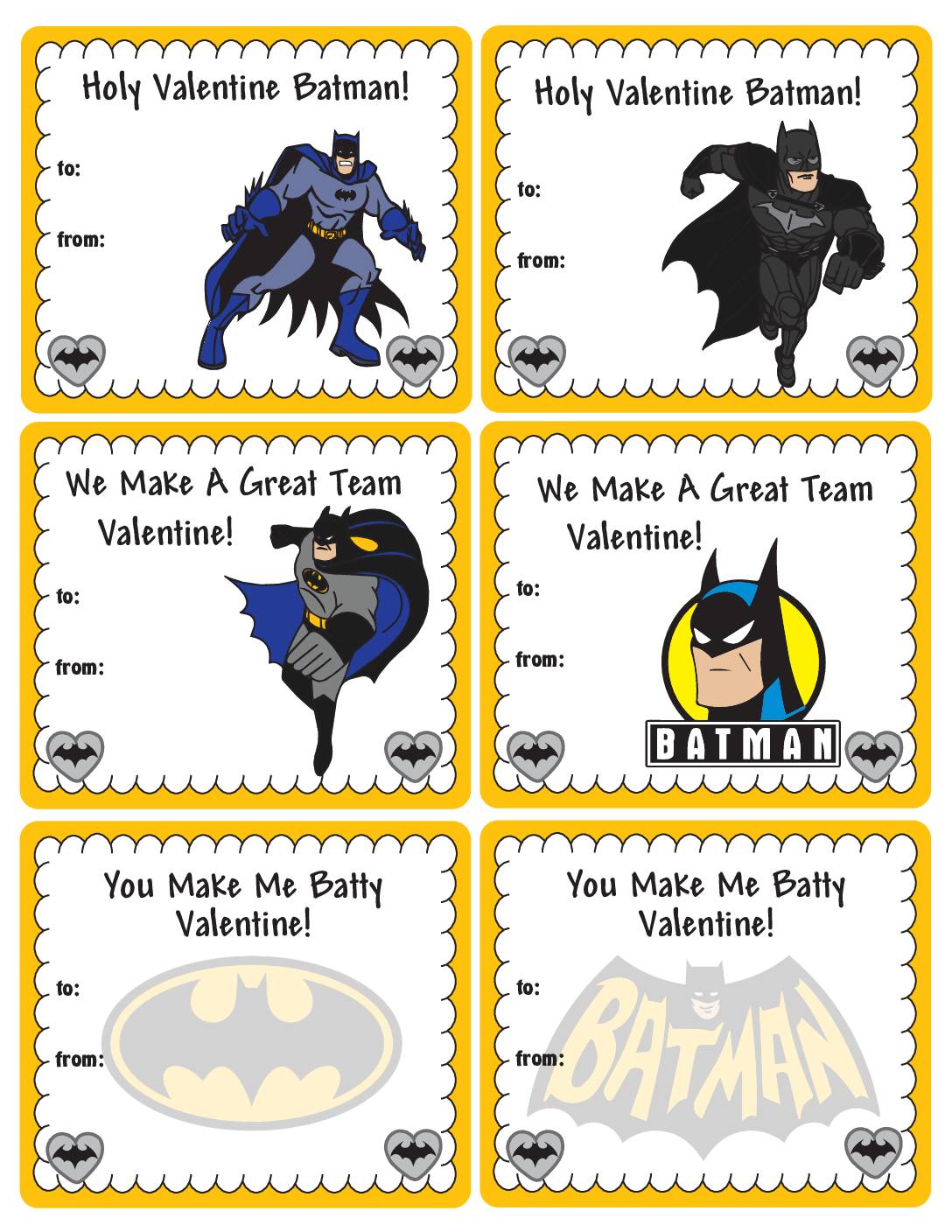 Batman Valentines  pdf