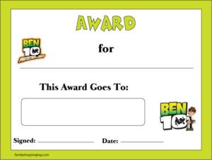 Ben 10 Award