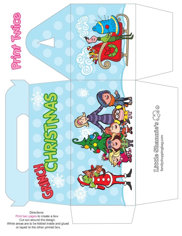 Free Printable Christmas Grinch Coloring Pages and More | Lil Shannie.com
