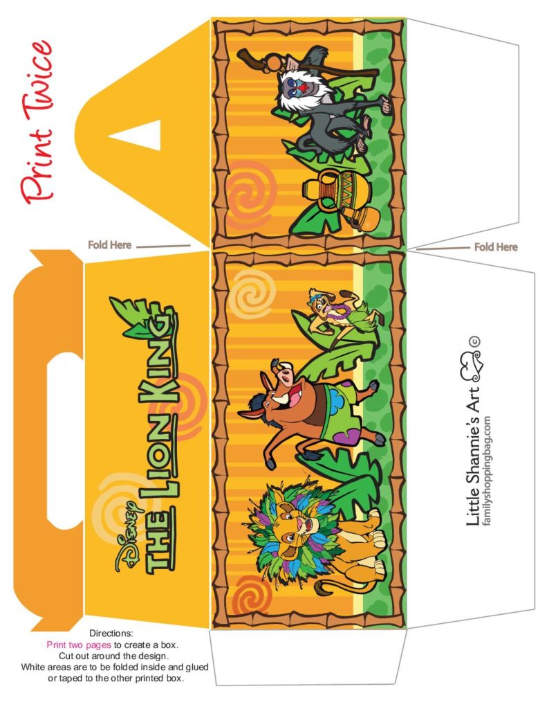 Big Favor Box Lion King  pdf