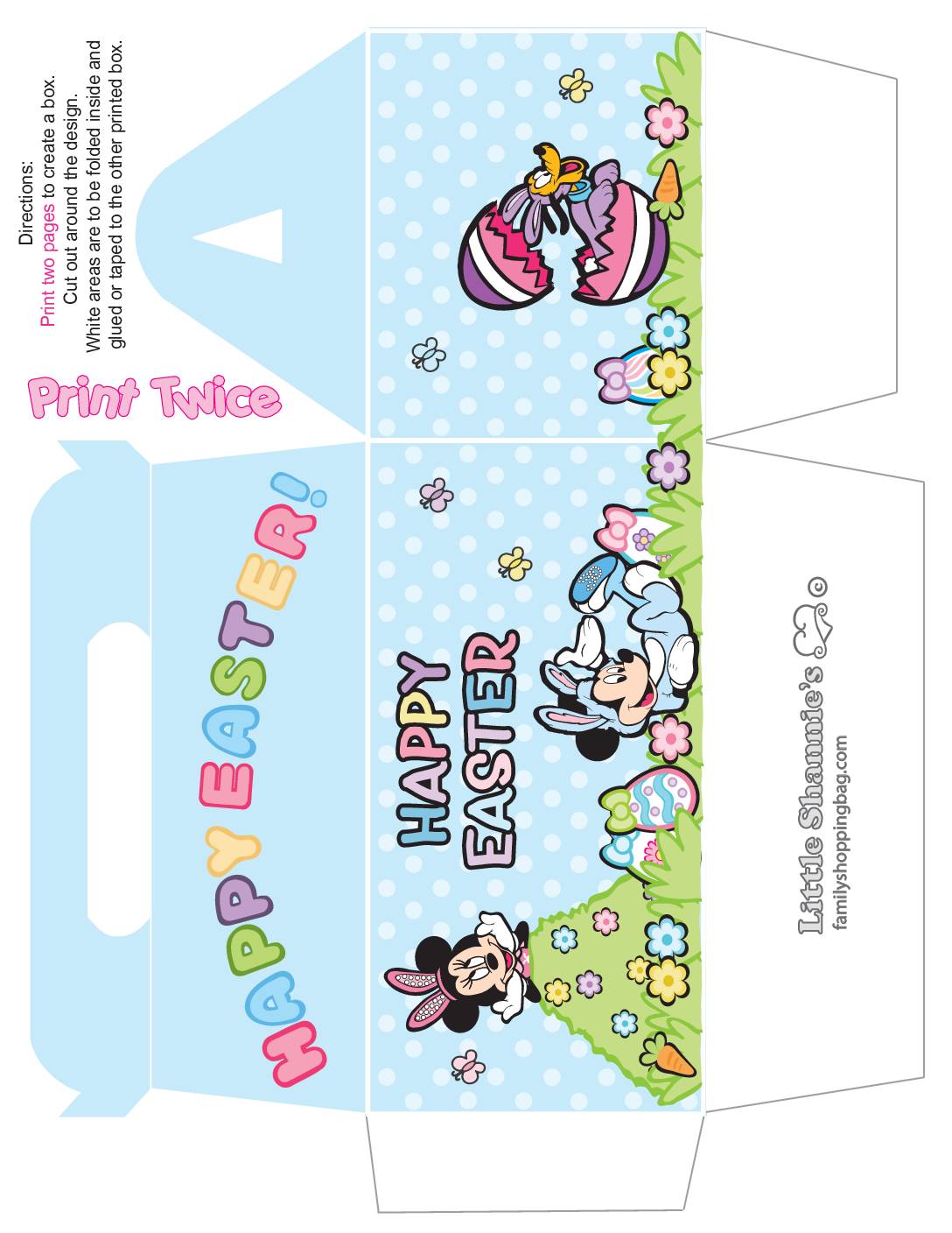 Big Favor Box Mickey Mouse Easter  pdf