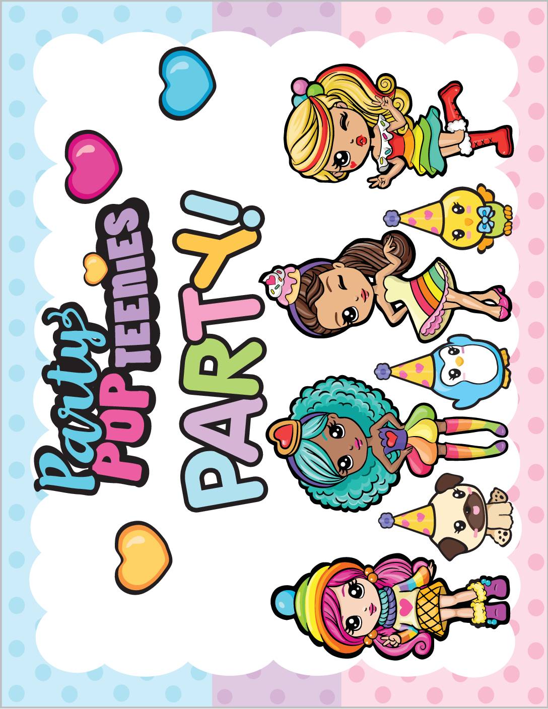 Birthday Poster 2 Party Pop Teenies Party Decorations