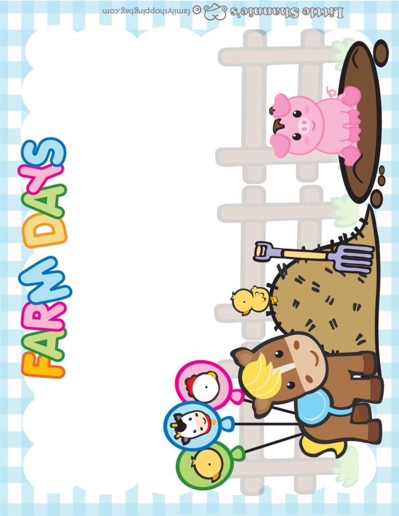 Birthday Sign  Blank Farm  pdf