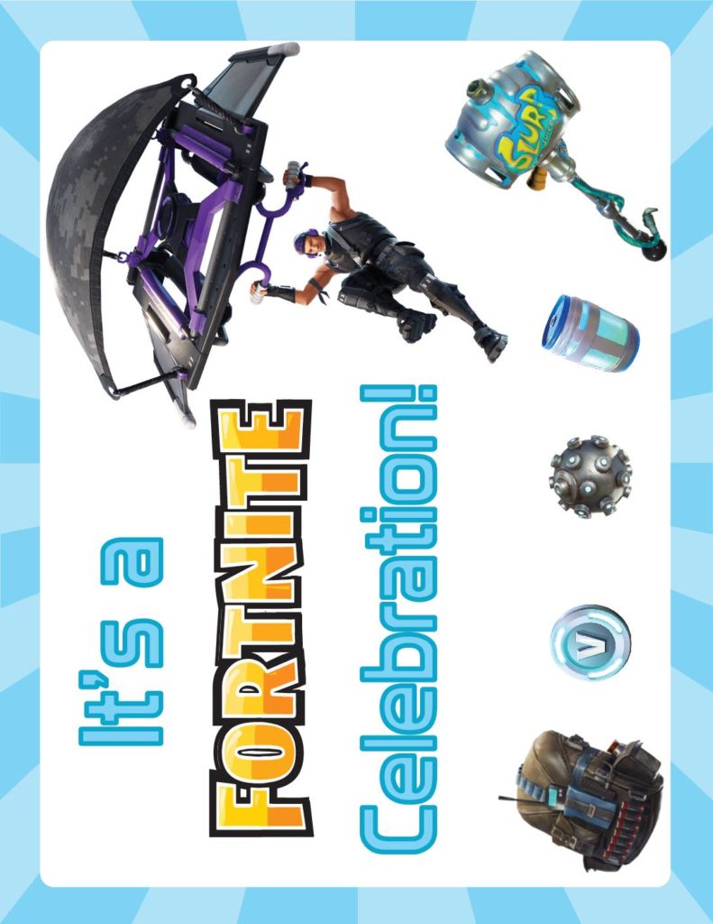 Birthday Sign  Fortnite  pdf