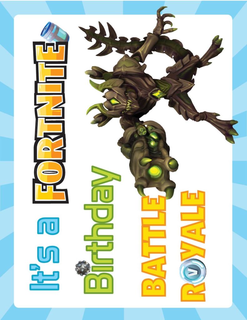 Birthday Sign  Fortnite  pdf