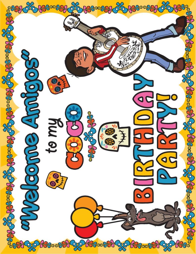 Birthday Sign Coco  pdf