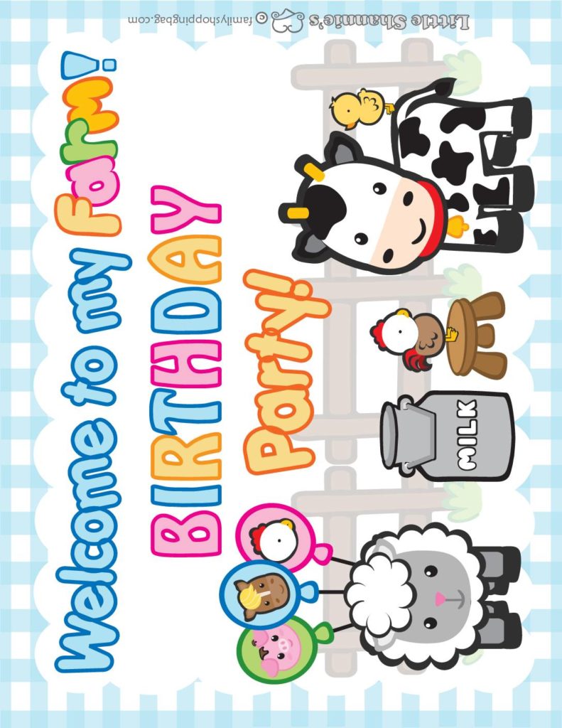 Birthday Sign Farm  pdf