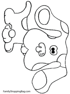 Blues Clues Dog Coloring Pages