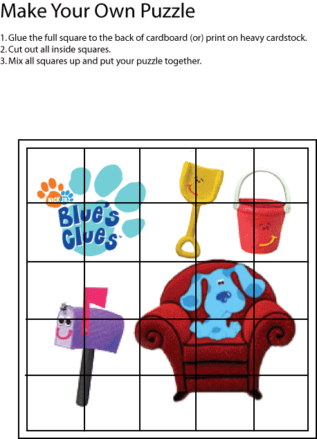 Blues Clues Puzzle Games