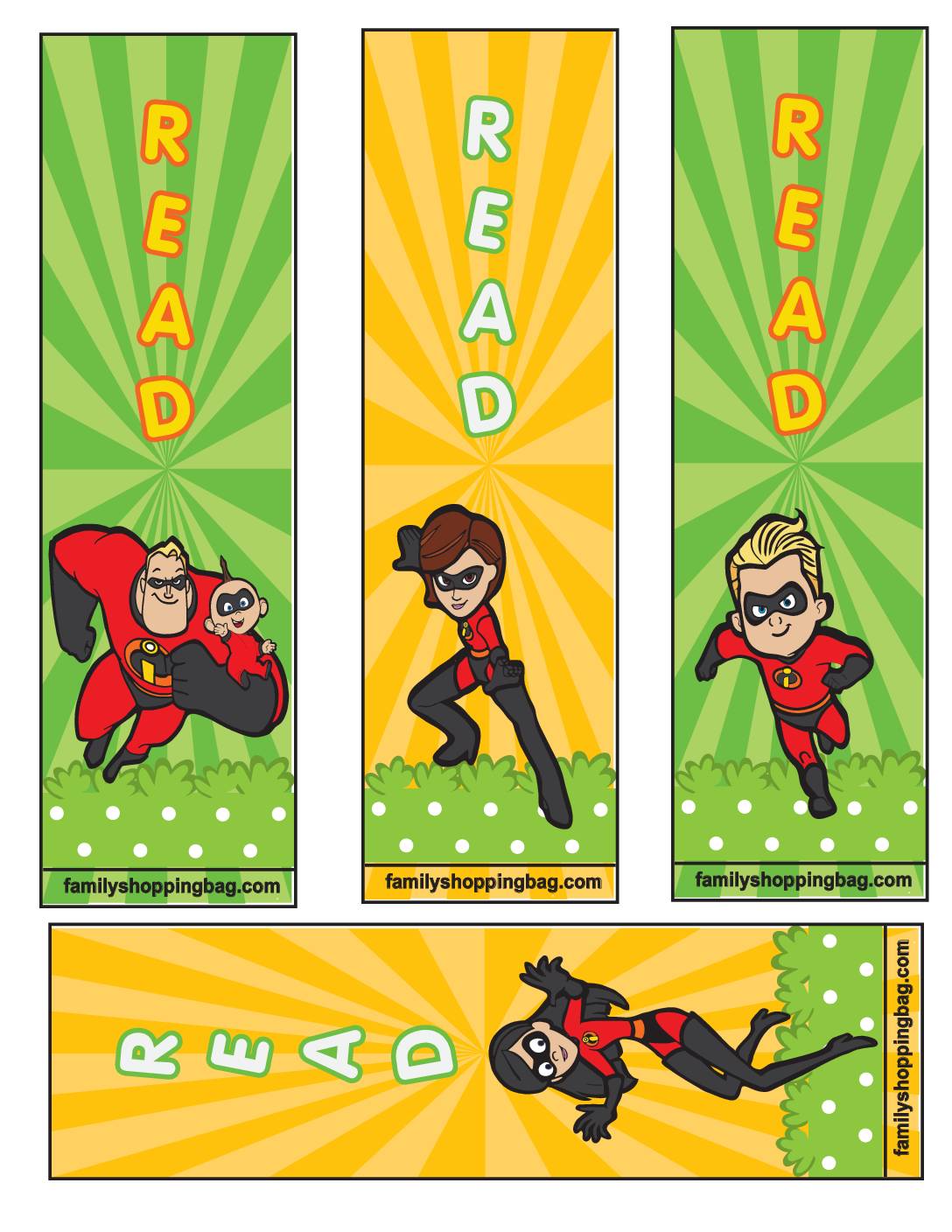 Book Marks Incredibles